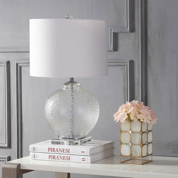 Avery 24" Glass / Crystal LED Table Lamp - JONATHAN Y
